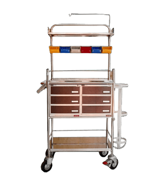 Traumacare Crash Cart (Fully S.S.)