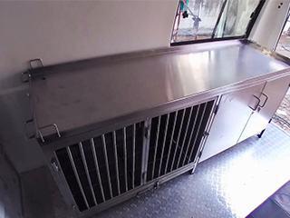 SS cabinet with Cage (Kamal Coach)